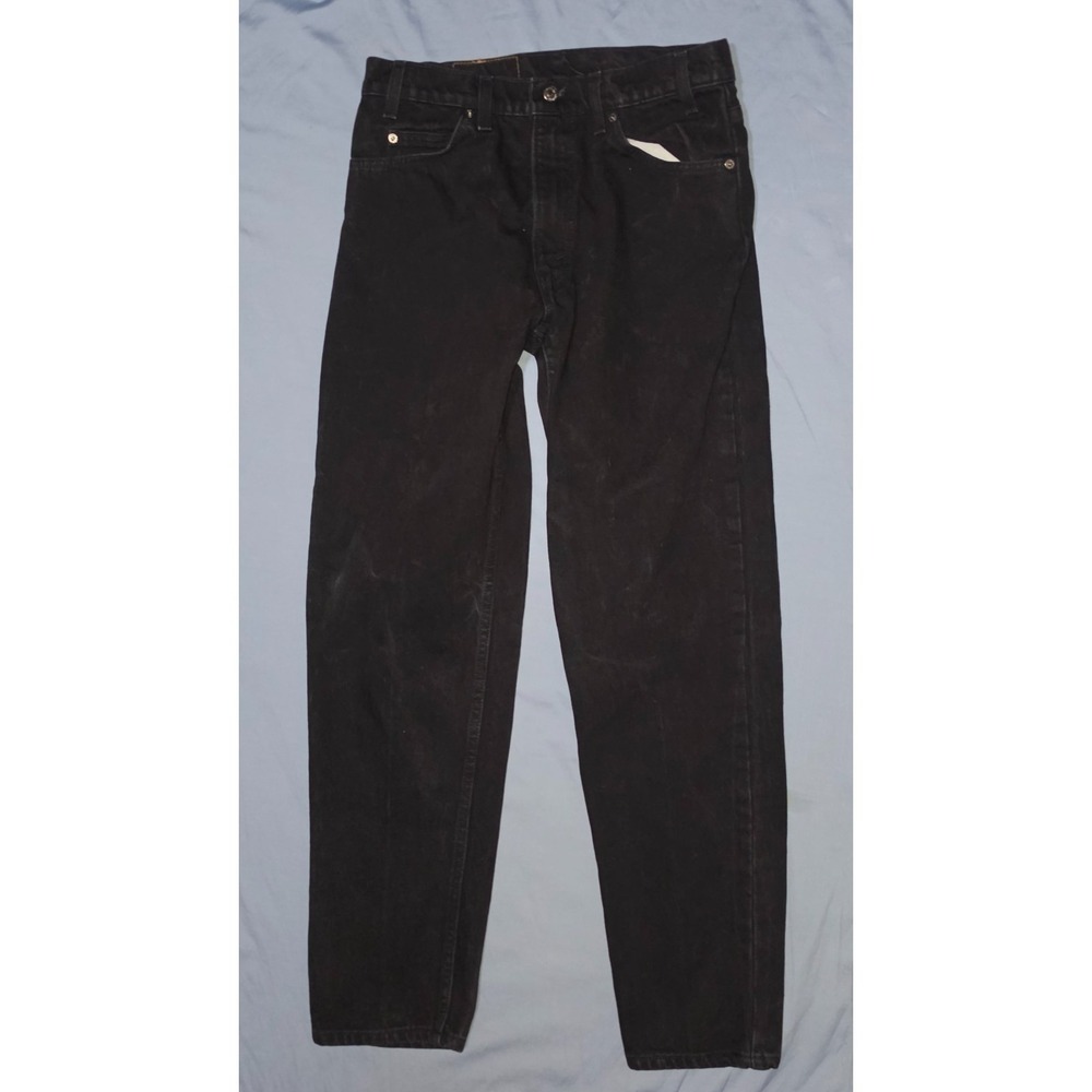 Vintage Levis Jeans Mens 33x30 Black 550 Relaxed Taper Orange Tab Denim Pant 90s